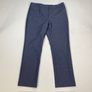 Ann Taylor Factory The Ankle Blue Slim Leg Mid Rise Dress Pants Sz 8 28955191